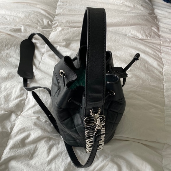 Moschino Leather Bucket Bag - Picture 3 of 16